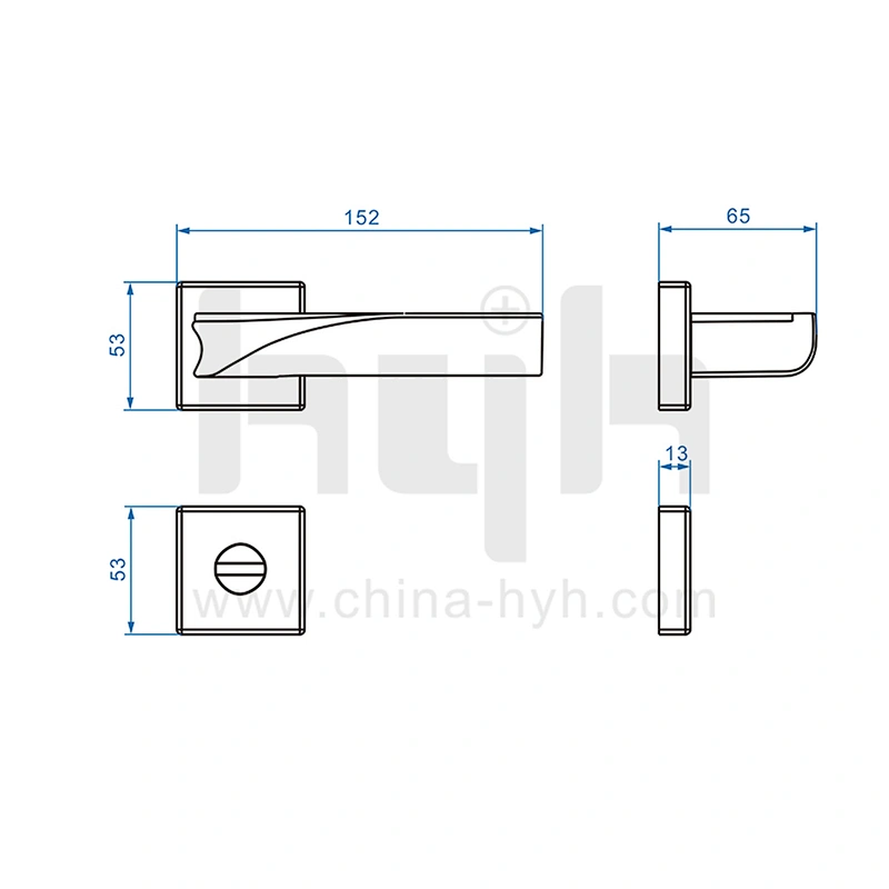 Zinc Alloy  European Passage Lever Lock